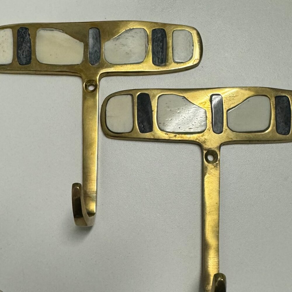 Anthropologie Art Deco Modern Mosaic Hooks - Set of 2